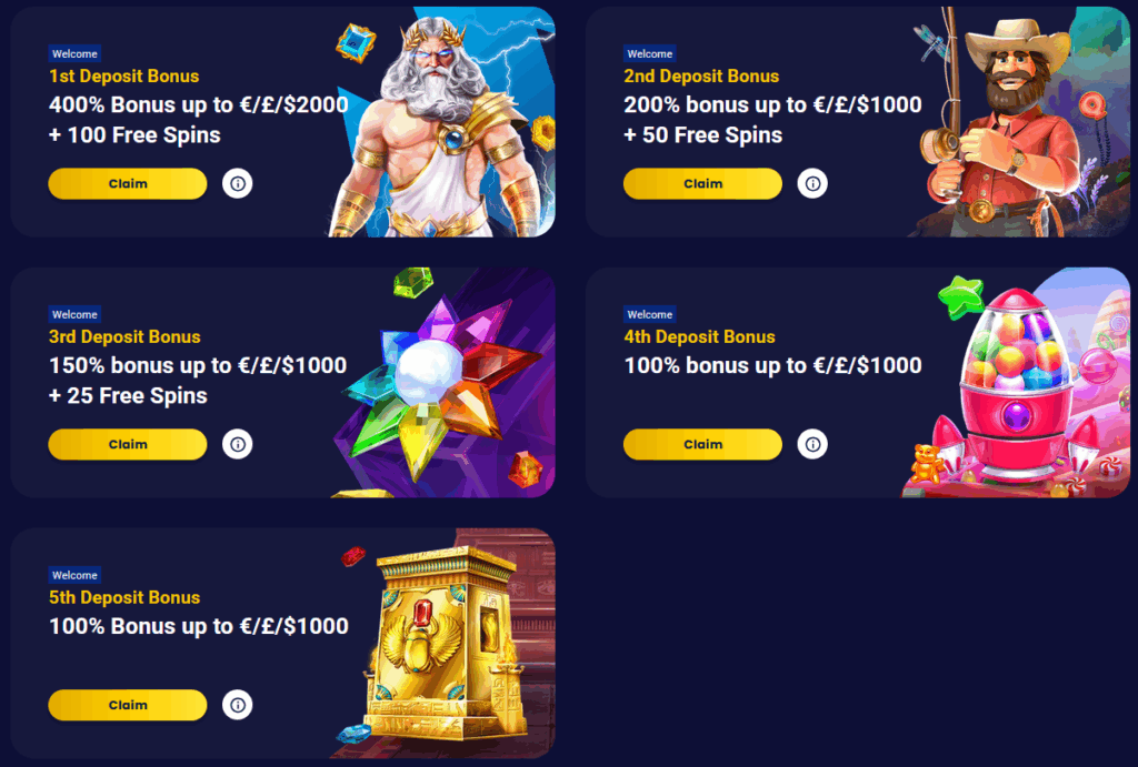 Bubbles Bet Casino Bonus