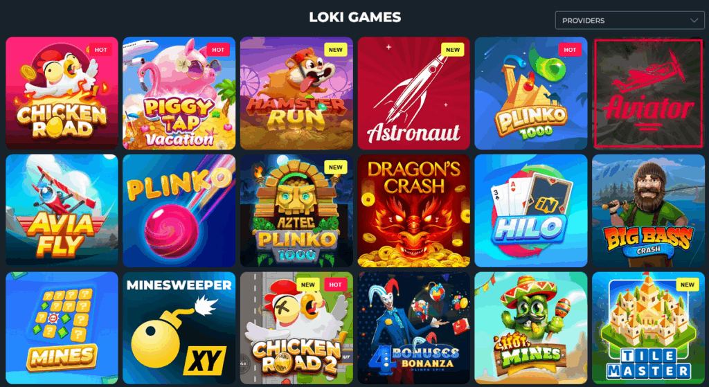 Loki Casino Games